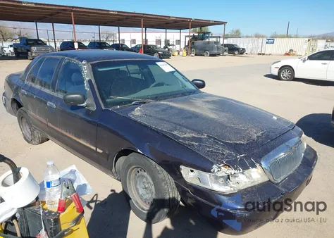 2000 Mercury Grand Marquis Gs z USA, uszkodzony, nr VIN 2MEFM74W2YX644424